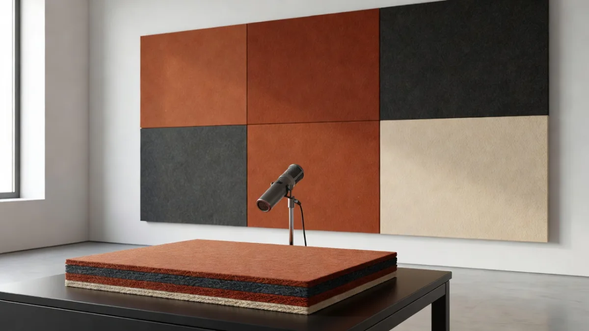 Mesure du coefficient d'absorption acoustique en laboratoire selon ISO 354